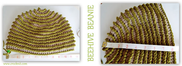 how to crochet, beehive beanie, spiral hats, surface crochet, free crochet patterns,