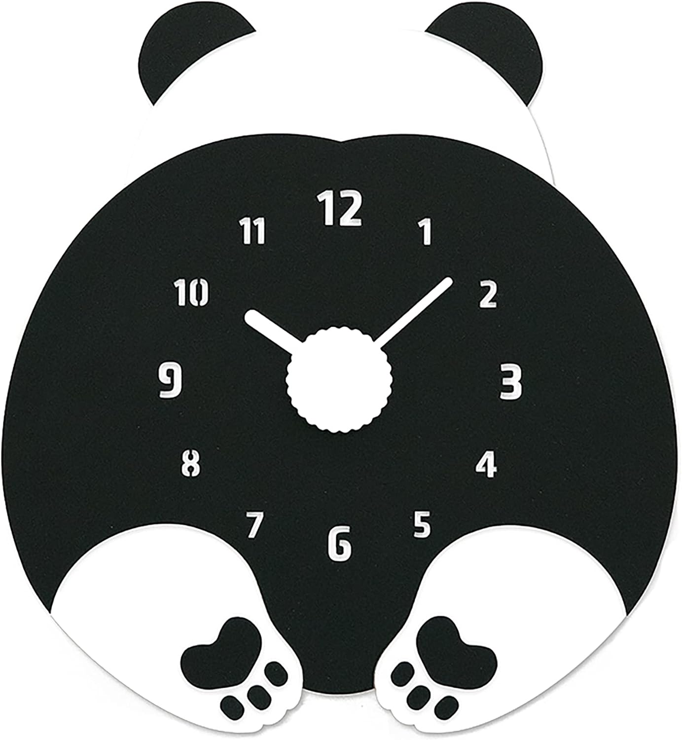 Panda Acrylic Frameless Wall Clock