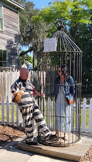 Stool pigeon at the Old Jail in St. Augustine