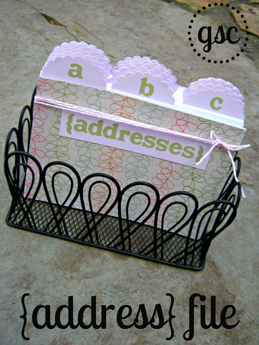 address file box