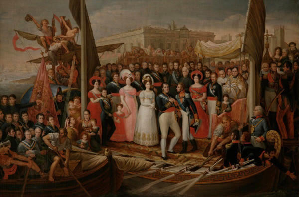 Ferdinand VII disembarks at Puerto de Santa María