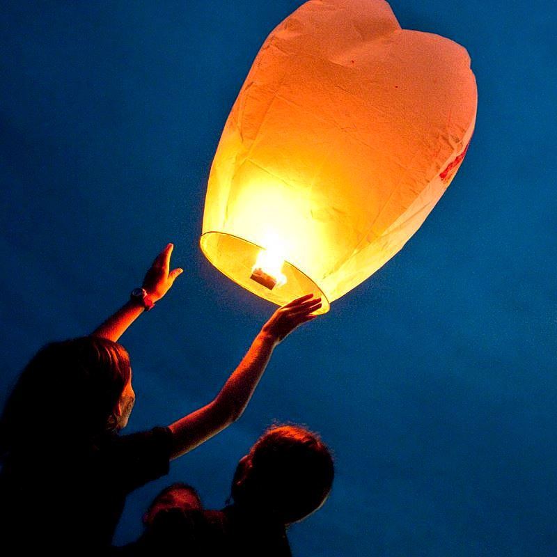 Sky Lanterns DP with Quotes Profile Picture for Facebook