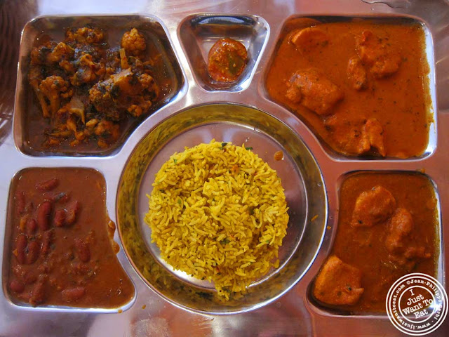 image of meat thali at Hoboken Dhaba, New Jersey NJ