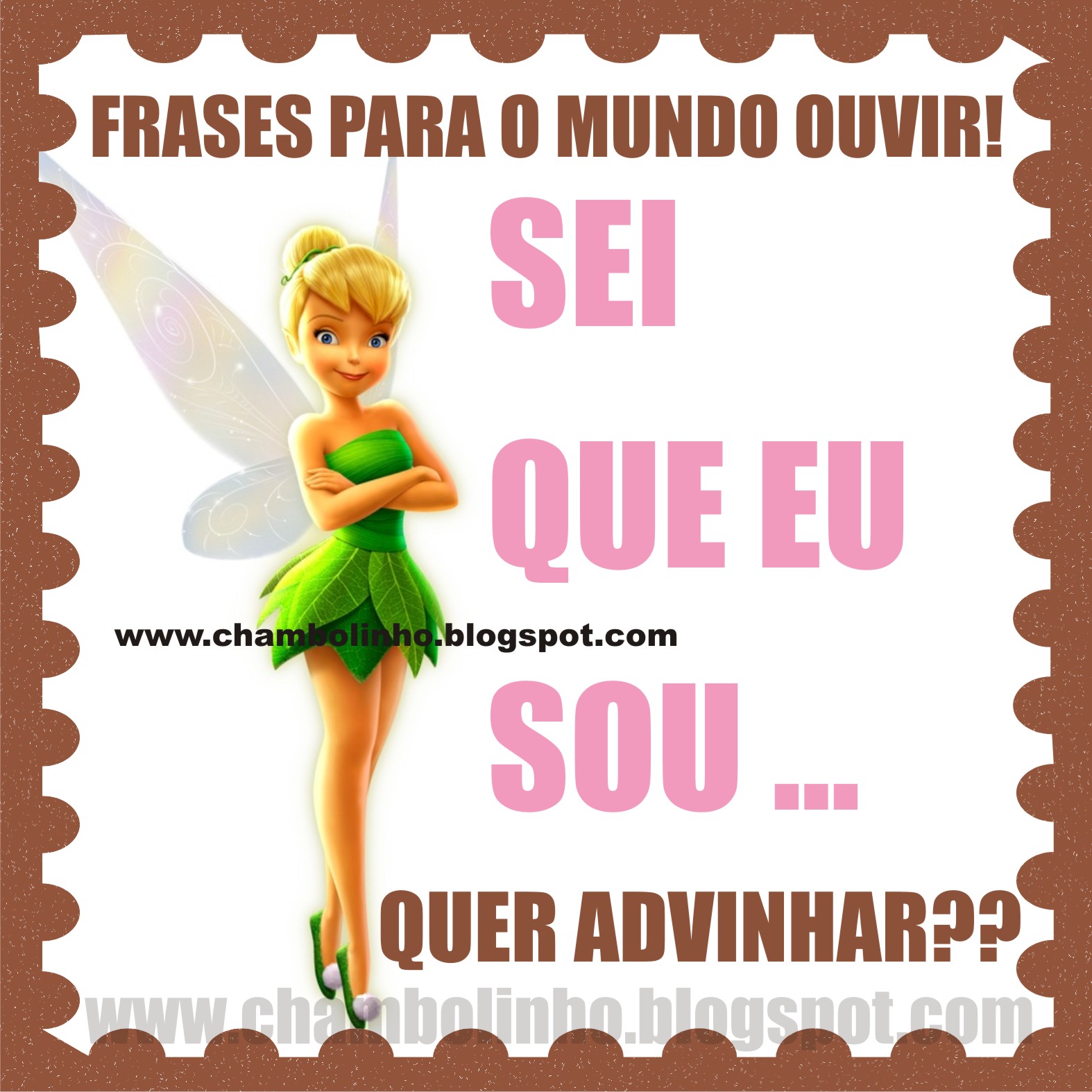 plete a Frase pra Frases para o Mundo Ouvir