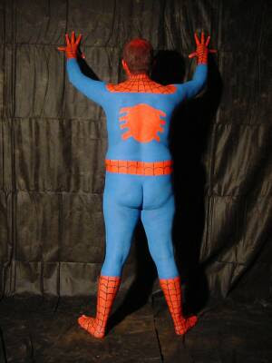 Body Painting Spider Man