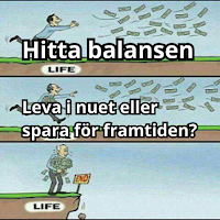 Hitta balansen mellan att leva i nuet och spara för framtiden