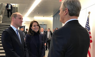 The Prince and Princess of Wales arrive in Boston for Earthshot Prize