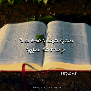 Bible Quotes In Telugu