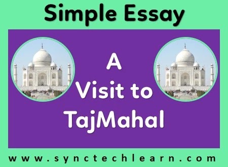 essay on my visit to agra and taj mahal