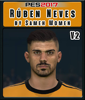 PES 2017 Faces Rúben Neves by Sameh Momen