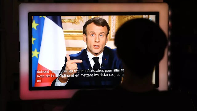 Macron decreta un confinamiento por un mes, para toda Francia