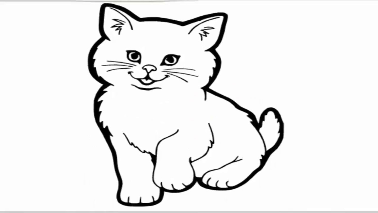 88 Gambar Sketsa Binatang Kucing Hd Terbaik Gambar Hewan