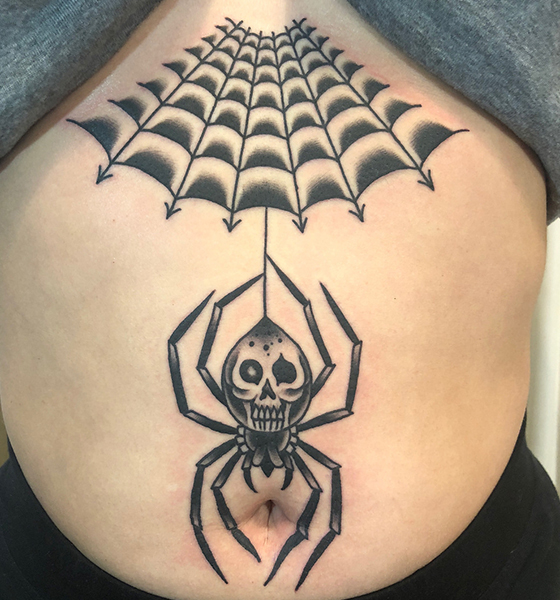 Tatuagem de aranha - 30 fotos e modelos femininos