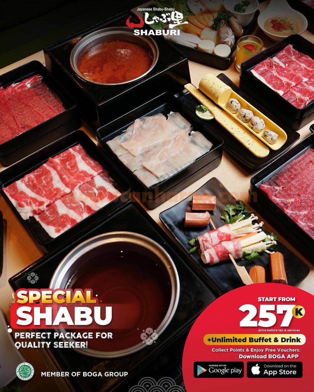 Promo Shaburi Special Shabu Package Start From 250K