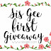 Sis Gee First Giveaway