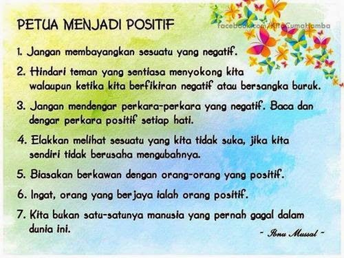 PETUA MENJADI POSITIF