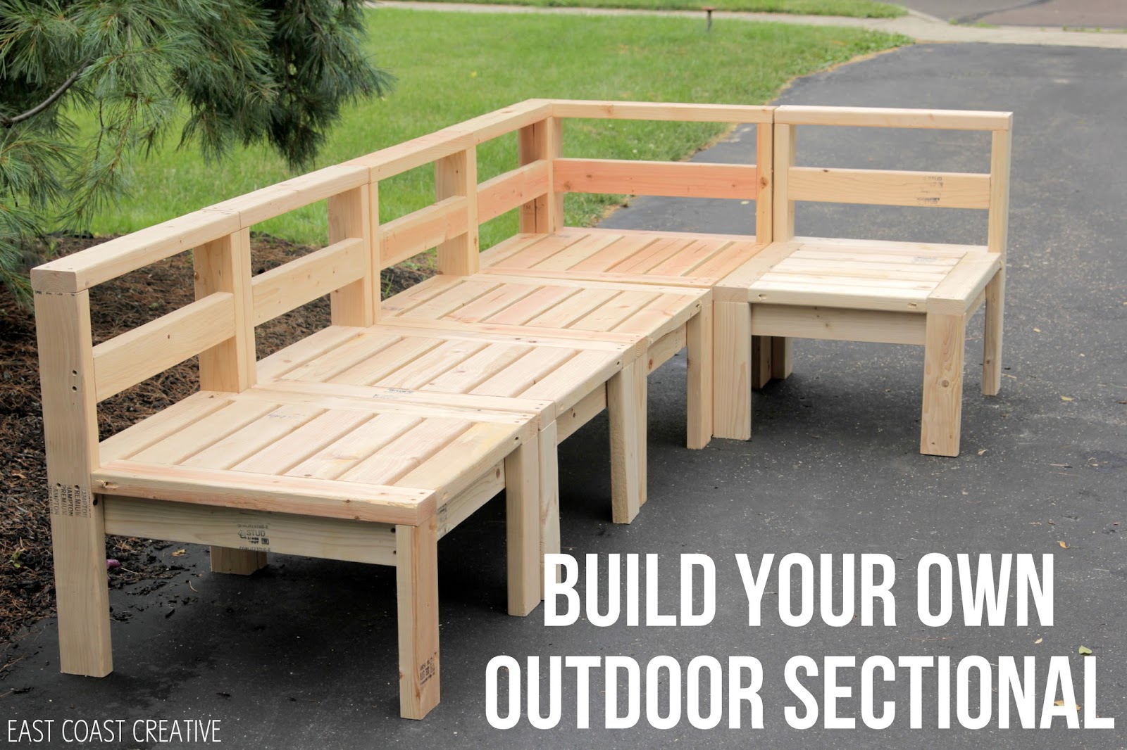 How to Build an Outdoor Sectional Knock It Off - East 