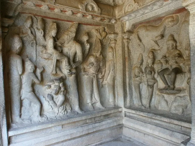 Carvings Inside the Varaha Cave Temple