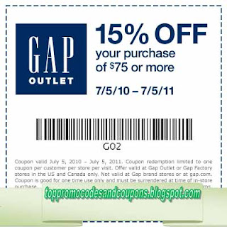 Free Printable Gap Coupons