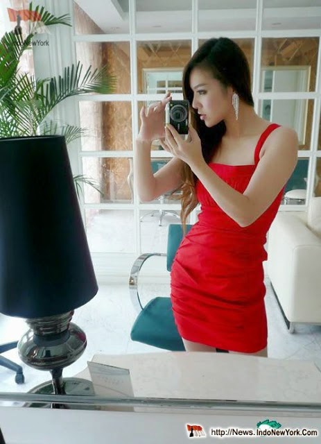 Zhu Songhua, guru, cantik, sexy, hot, model, spg, semok, 