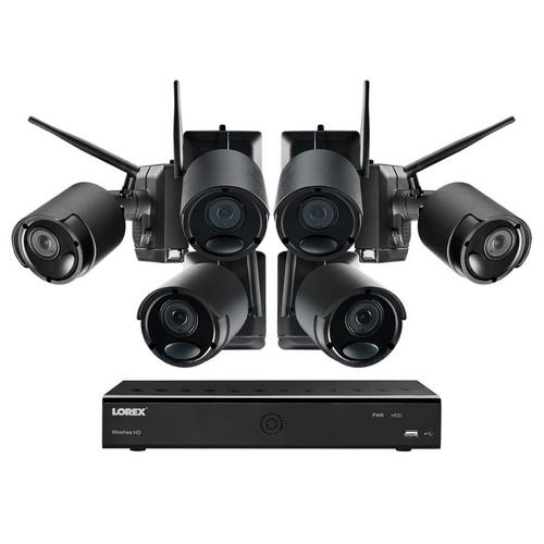 Lorex, LWF2080B-66 1080p Camera System, 1TB Hard Drive, 6 Cameras