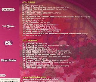 Buddha Bar XIV (2012) - Volume 14 back cover