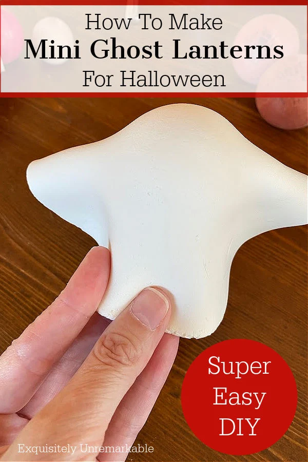 How To Make  Mini Ghost Lanterns  For Halloween