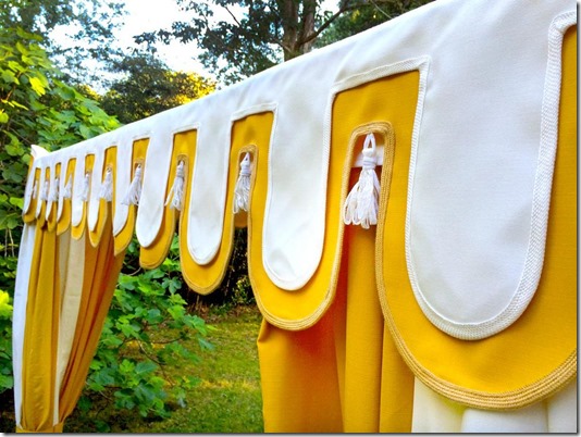 Bespoke tent and valance by Boutique Tents | Commissioned for Steven Boyle Design