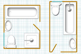 Small Bathroom Plans If your bathroom is quite small, and it has a window, there is often little