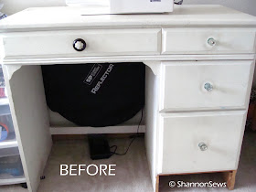 Thrifted dresser makeover before photo