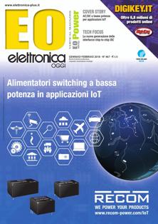 Elettronica Oggi 467 - Gennaio & Febbraio 2018 | ISSN 0391-6391 | TRUE PDF | Mensile | Professionisti | Elettronica
Elettronica Oggi offre una visione a 360° del mondo delle tecnologie elettroniche. La rivista fornisce a ingegneri, manager tecnici e progettisti informazioni tempestive e approfondite che interessano tutti i settori dell’elettronica professionale - microprocessori, IC analogici e digitali, logiche programmabili, potenza, interconnessioni e packaging, strumentazione T&M e software EDA. La rivista è distribuita in abbonamento e con mailing list a una lista di distribuzione aggiornata e qualificata.