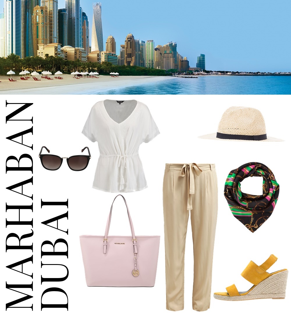 3 different Styles for 3 different vacation destinations... Marhaban Dubai - perfect outfit and style for your Dubai Vacation