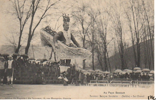 pays basque autrefois danse soule cheval zamalzain