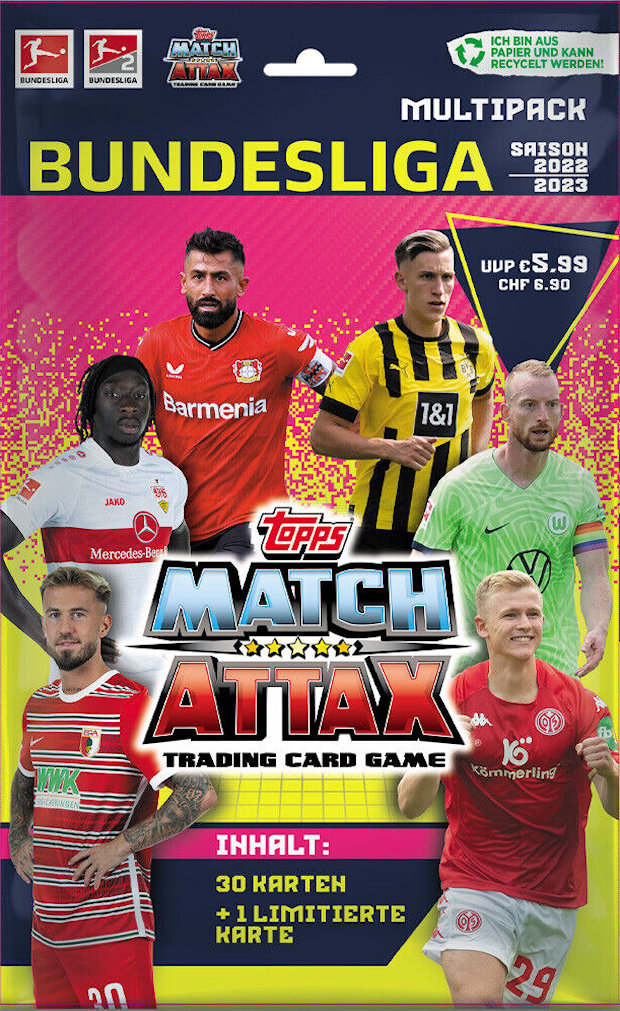 Football Cartophilic Info Exchange: Topps (Germany) - Match Attax Bundesliga  2023/24 (06) - Mega Pack