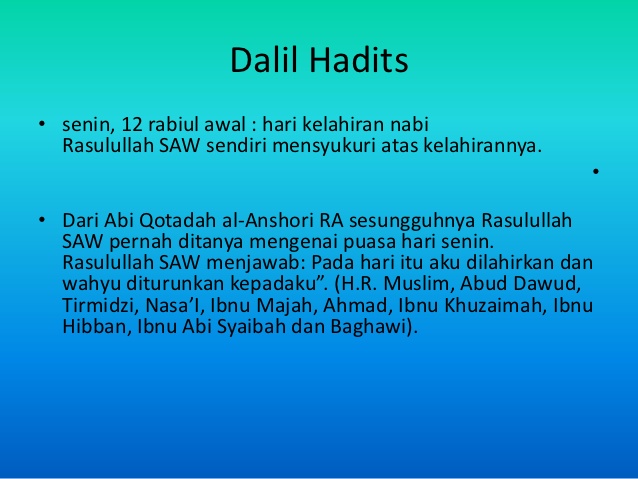 Hadist Maulid Nabi Muhammad SAW ~ Kumpulan Hadist Islam 