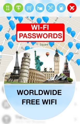 WiFi Map Passwords