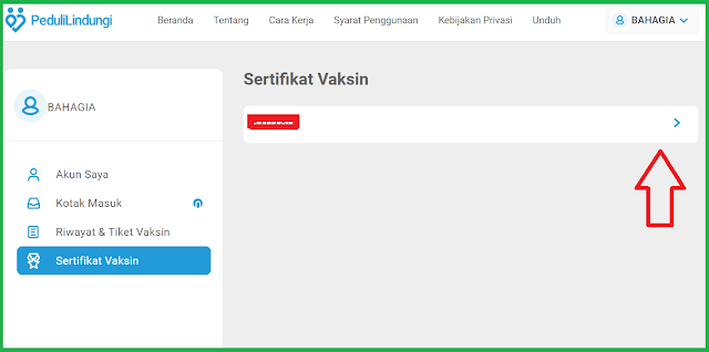 Cara Cek Sertifikat Vaksin dan Print Sertifikat Vaksin mengecek dan Download Sertifikat vaksin, Apabila sudah Vaksin dan belum mendapatkan Sertifikat