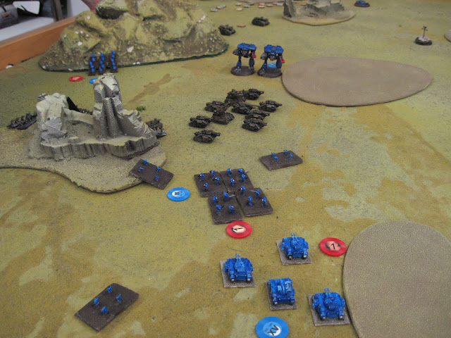 Terminators, Annihilators and Warhounds beat up on some Russes.