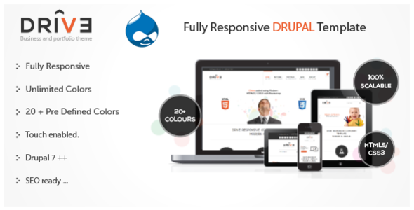 Drive - Responsive Drupal Theme - Drupal CMS Themes