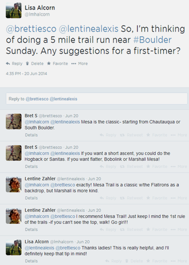 Twitter convo