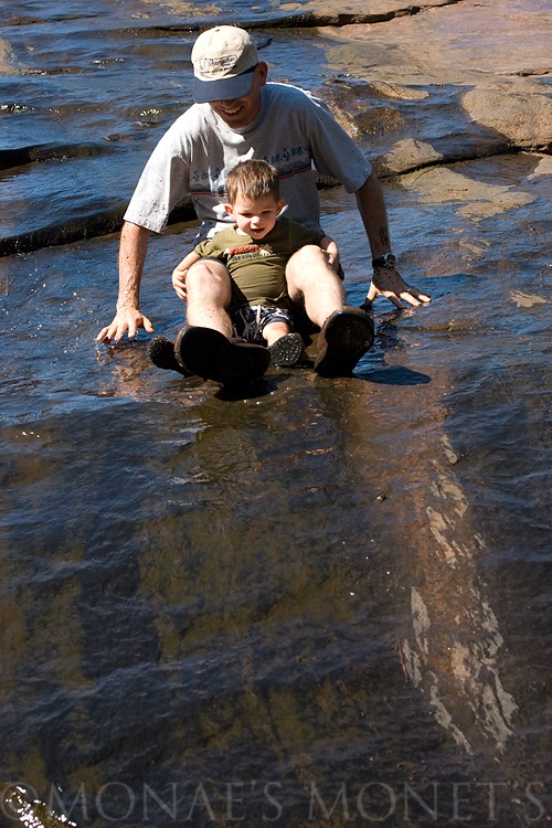 Aaron and Scott sliding blog