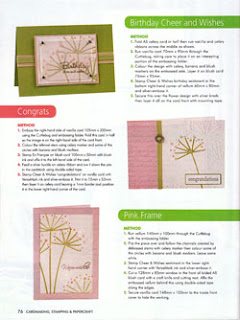 Cardmaking Stamping & Papercraft Vol 15 No 3 Coloured Cuttlebug Cards By Lin Mei Yap Pg 76