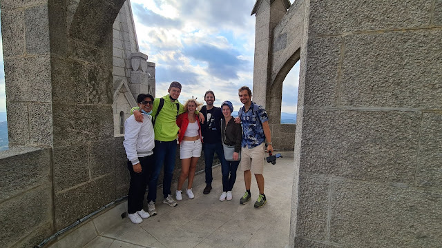 New in barcelona: Walk to the Tibidabo