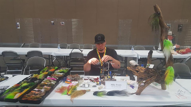 Mike Evans at the 2017 Wasatch Fly Tying and Fishing Expo