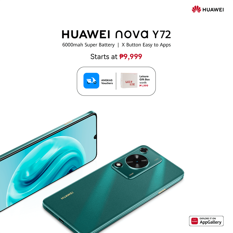 HUAWEI nova Y72 official price in the Philippines