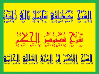 24 - فص حكمة إمامية في كلمة هارونية .كتاب شرح فصوص الحكم مصطفي بالي زادة على فصوص الحكم الشيخ الأكبر ابن العربي