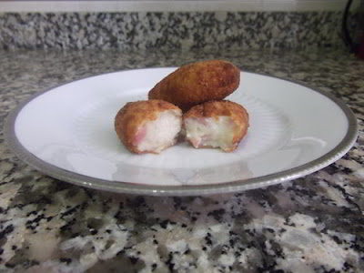 Croquetas de lomo adobado y plátano