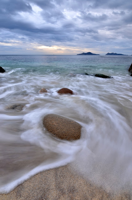 Playa de Saians. Vigo. Muiños de Fortiñón