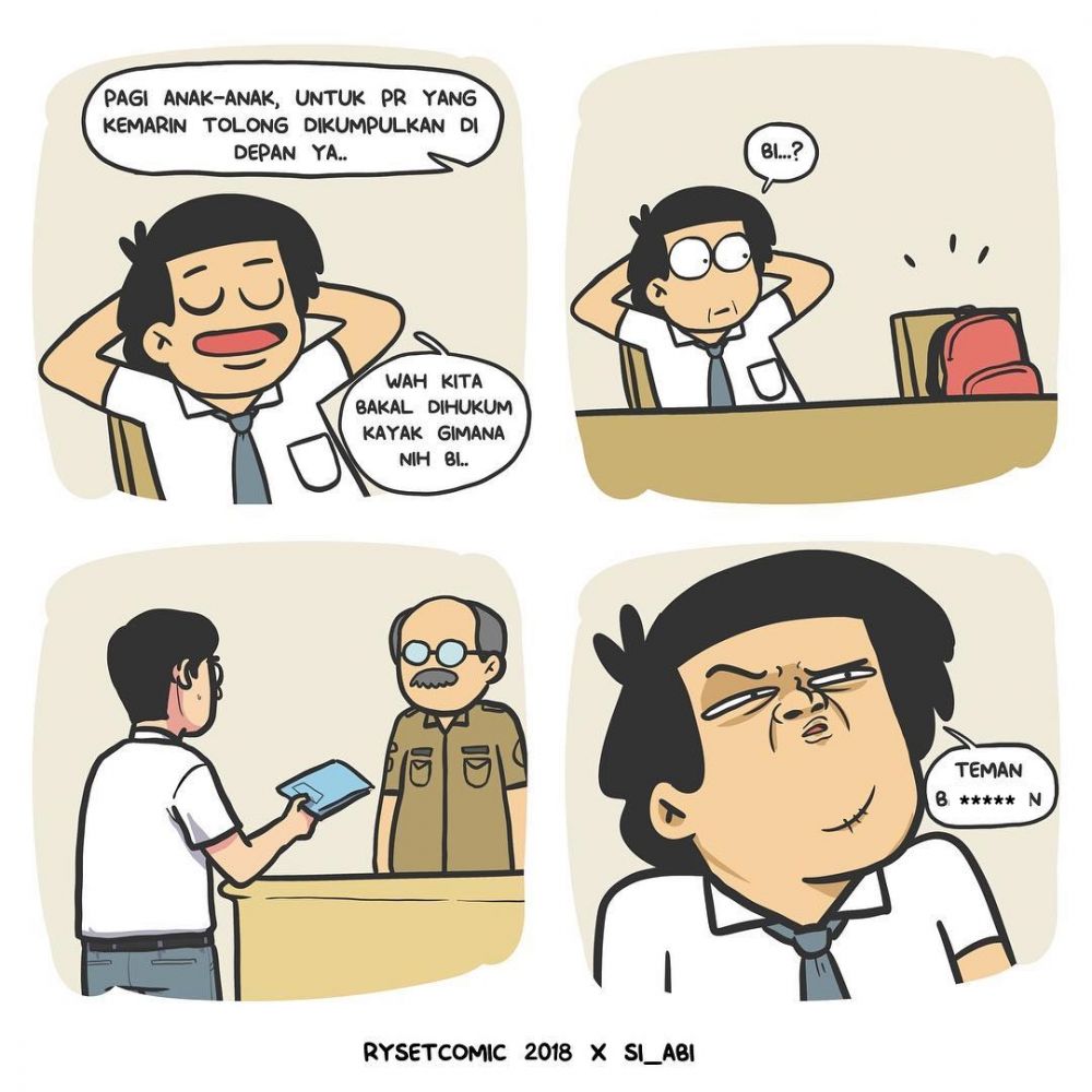 cerita lucu singkat anak sekolah 10 Komik Strip Lucu Kehidupan Anak Sekolah yang Konyol cerita lucu singkat anak sekolah 10 Komik Strip Lucu Kehidupan Anak Sekolah yang Konyol