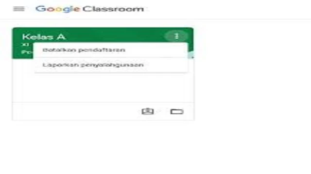 Cara Keluar Dari Google Classroom